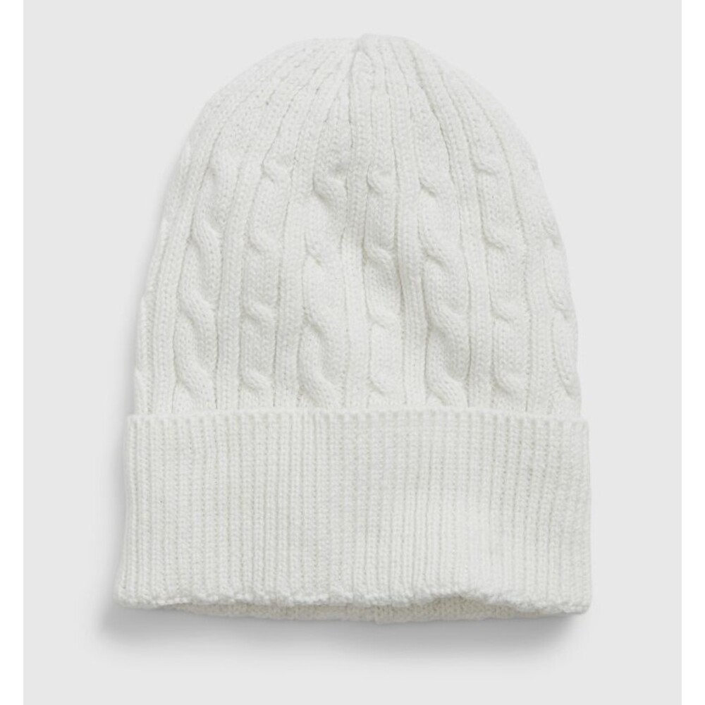 Women's Cable-Knit Beanie White from the Gap